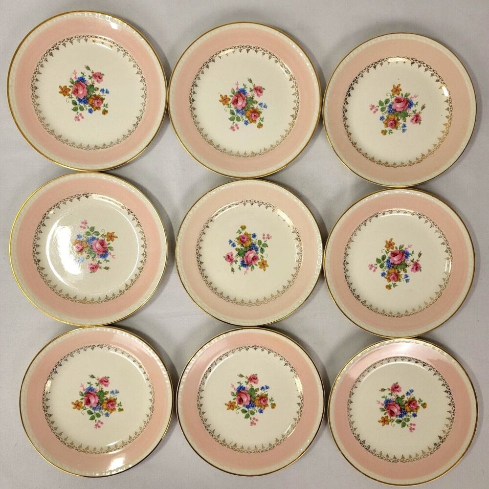 Homer Laughlin Eggshell MARILYN bread Plates, 6.25”